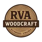 RVA Woodcraft logo featuring custom woodworking tools in Richmond VA